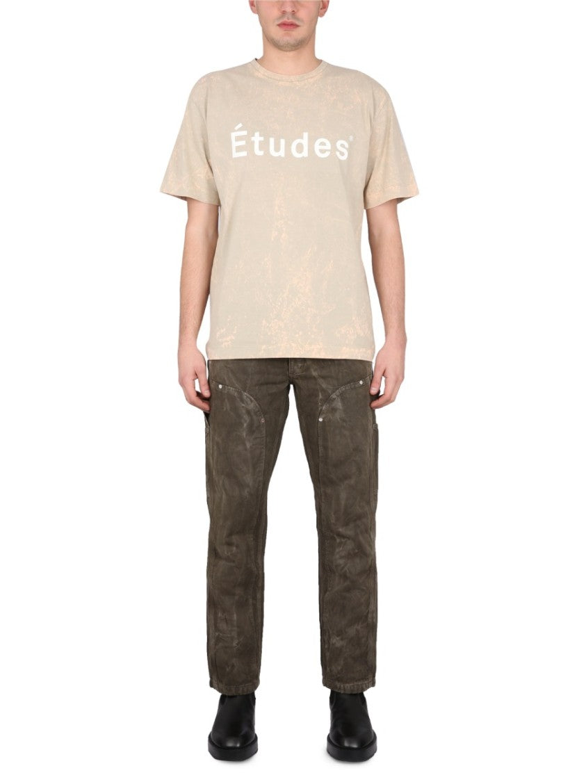 Études Relaxed Fit Textured Cotton-Linen Pants