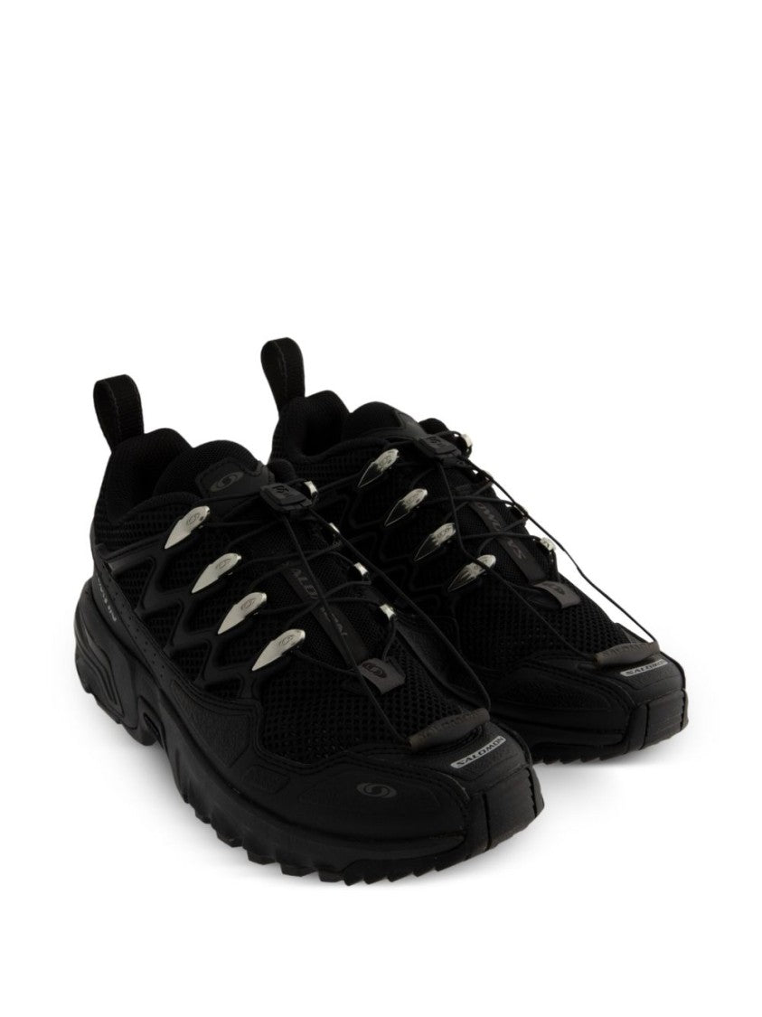 Salomon Black Rugged Sole Quick-Lace Sneakers