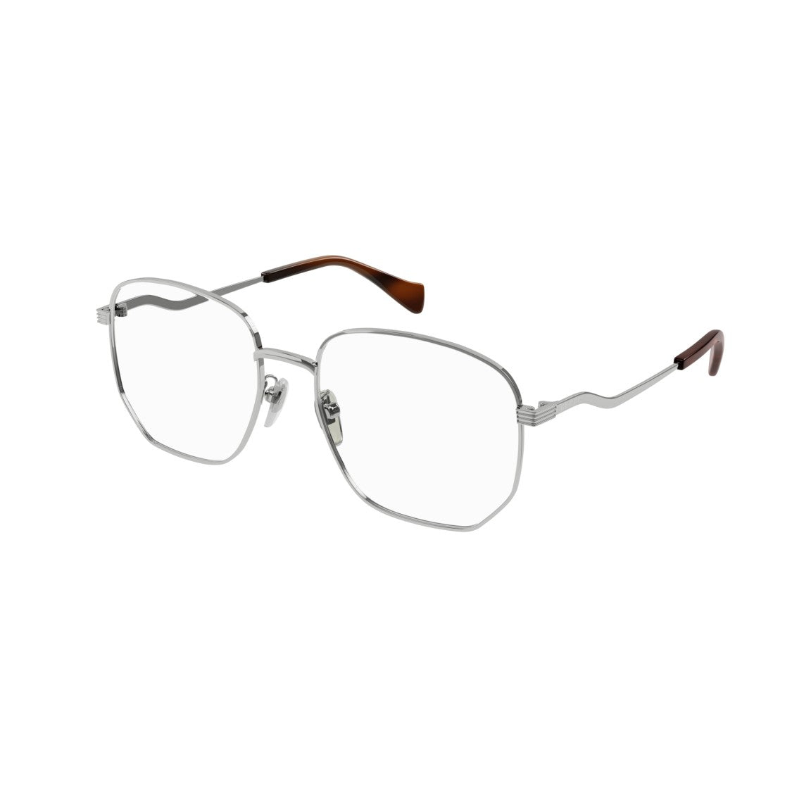 Gucci Gg0973o Geometric Metal Frame Eyeglasses