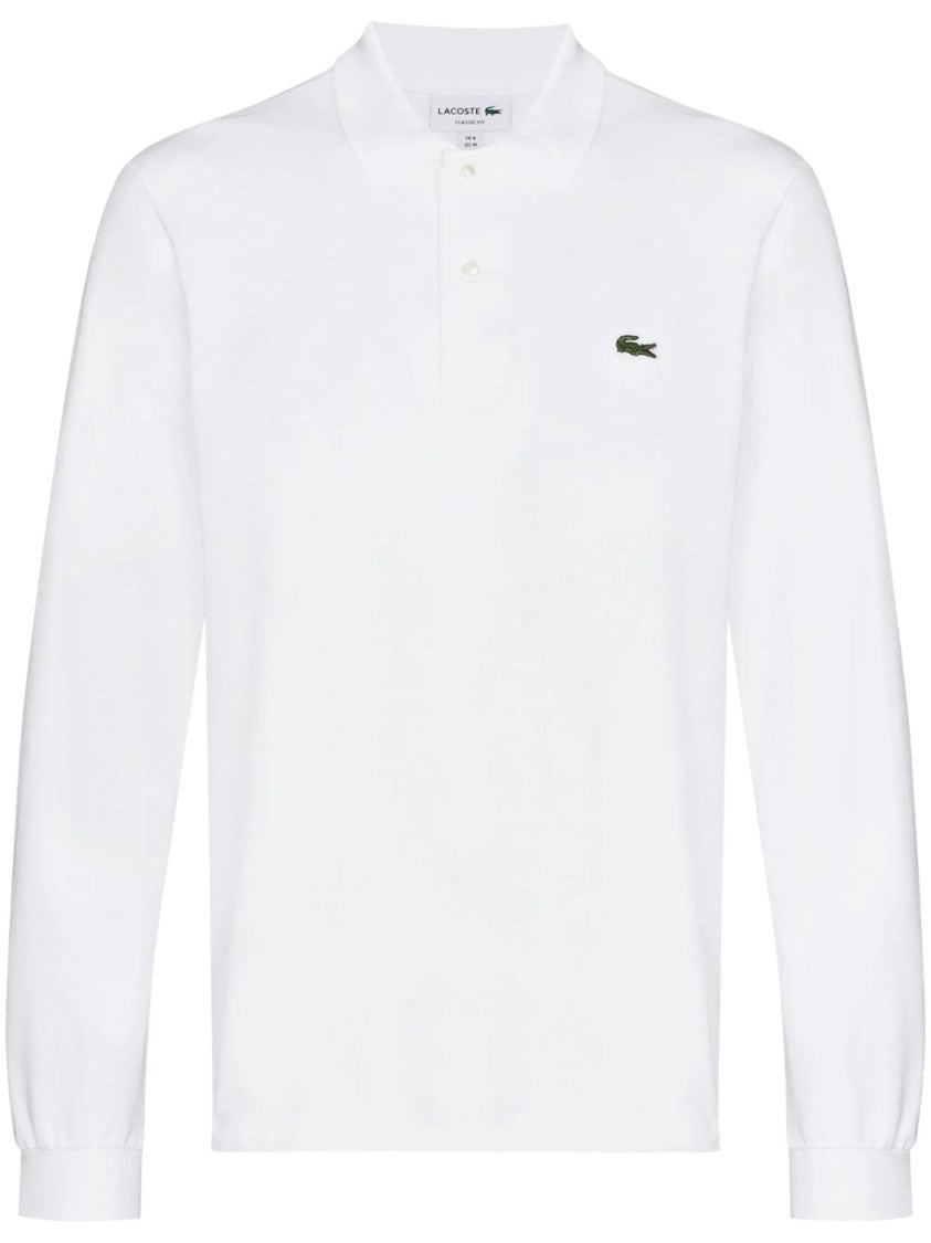Lacoste Long-Sleeve Cotton Polo Shirt