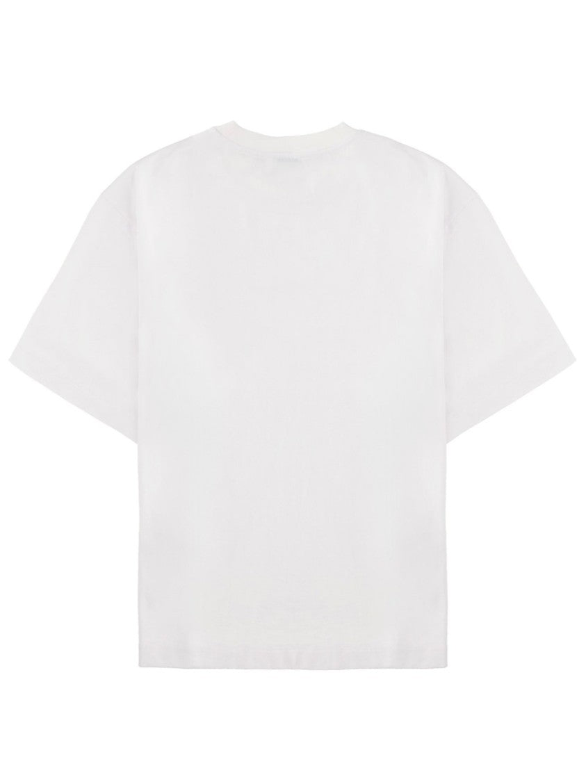 Off-White White Crew Neckline Relaxed T-Shirt
