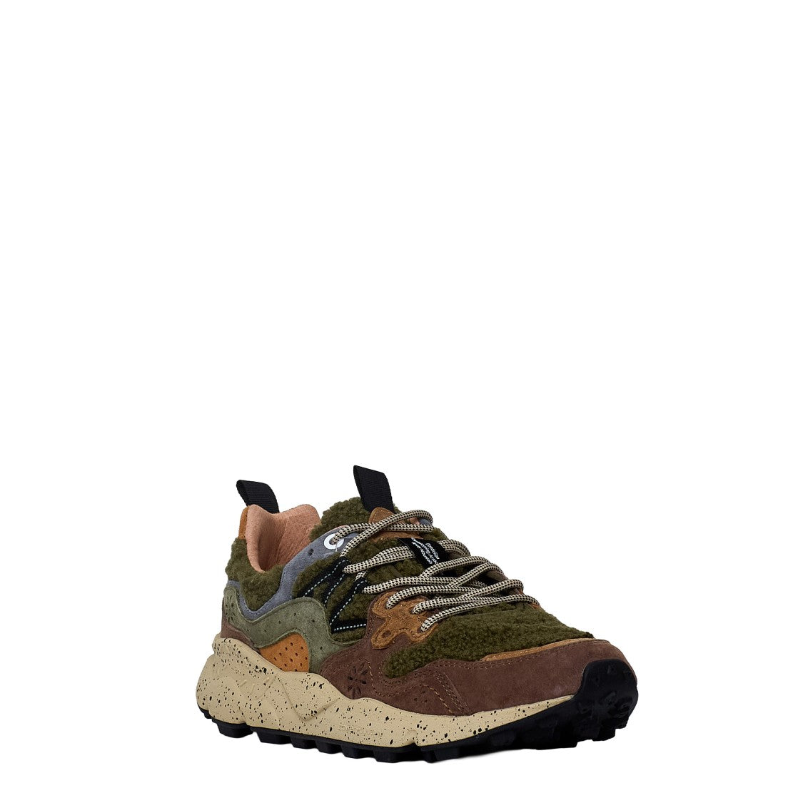 Flower Mountain Yamano 3 Uni Suede Mesh Sneakers