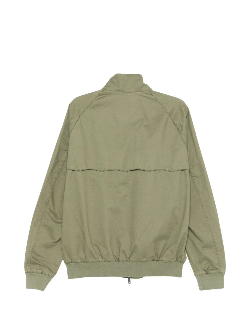 Baracuta Green Lightweight Stand Collar Jacket