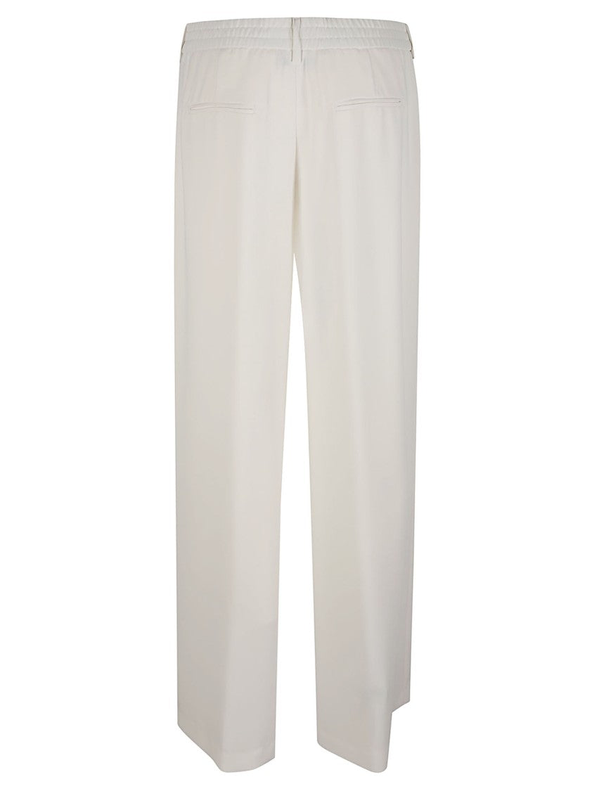 Pt Torino Lorenza Straight-Leg White Pants