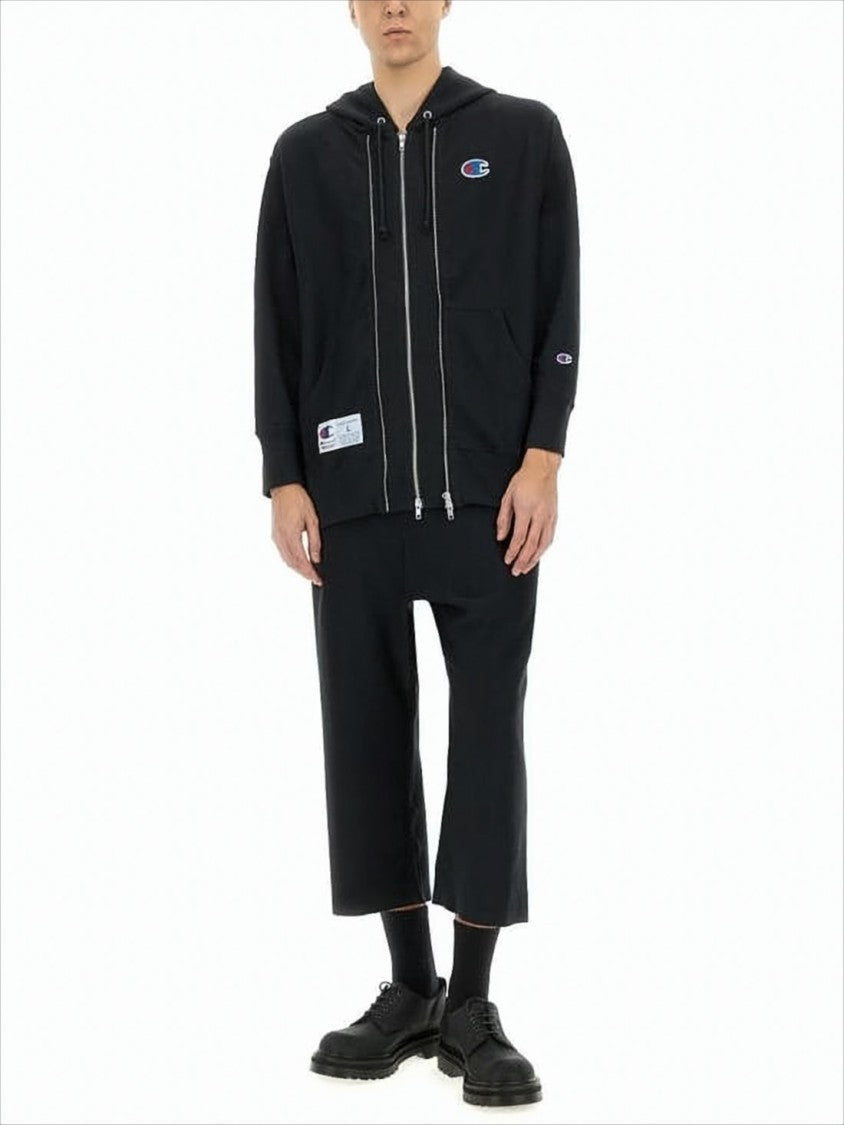 Undercover Black Zip-Up Hoodie With Double Zipper