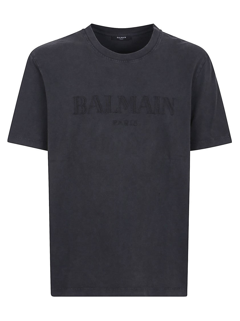 Balmain Vintage Black Cotton T-Shirt