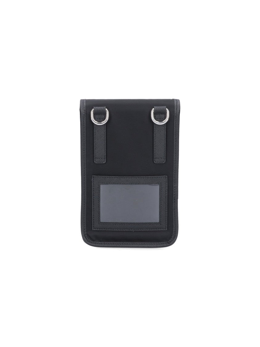 Prada Logo Smartphone Holder – Black