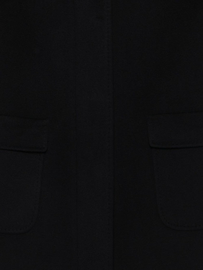 Cinzia Rocca Cinzia Rocca Nero Coat With Hood