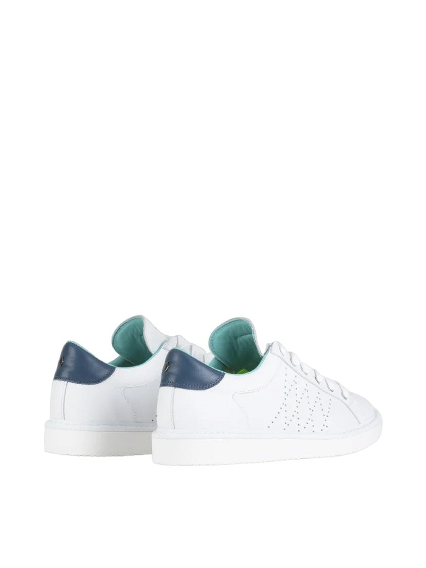 Panchic White Lace-Up Shoes