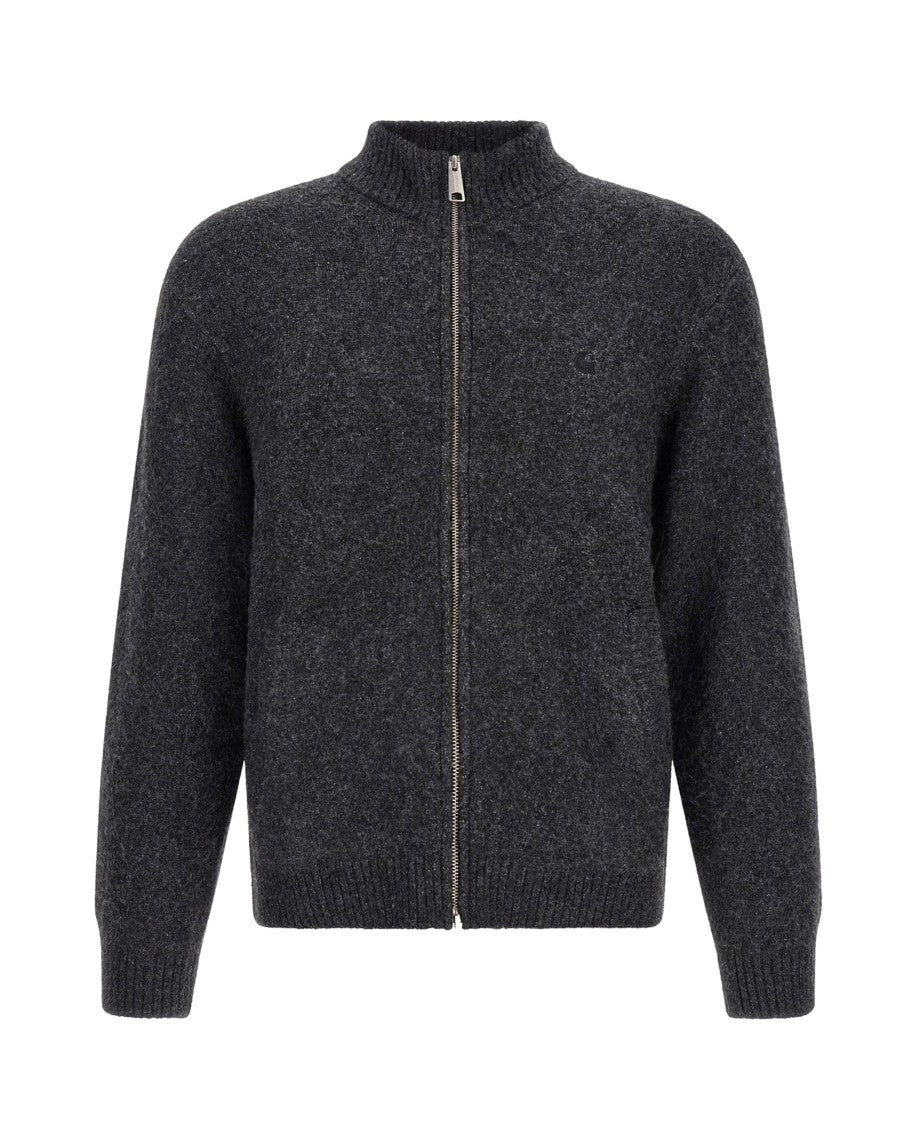 Carhartt Wip Medium-Weight Sweater Jacket With Ribbed Knit Finishes