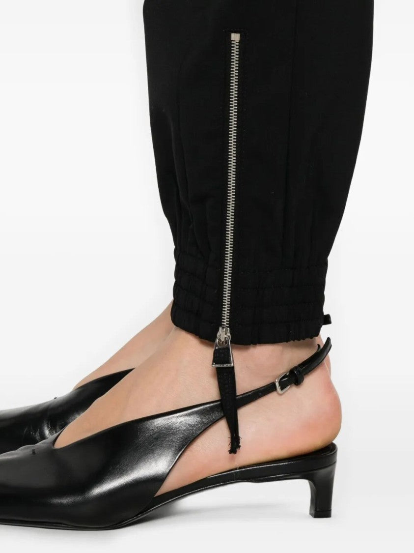 Ermanno Scervino Tapered Black Track Pants