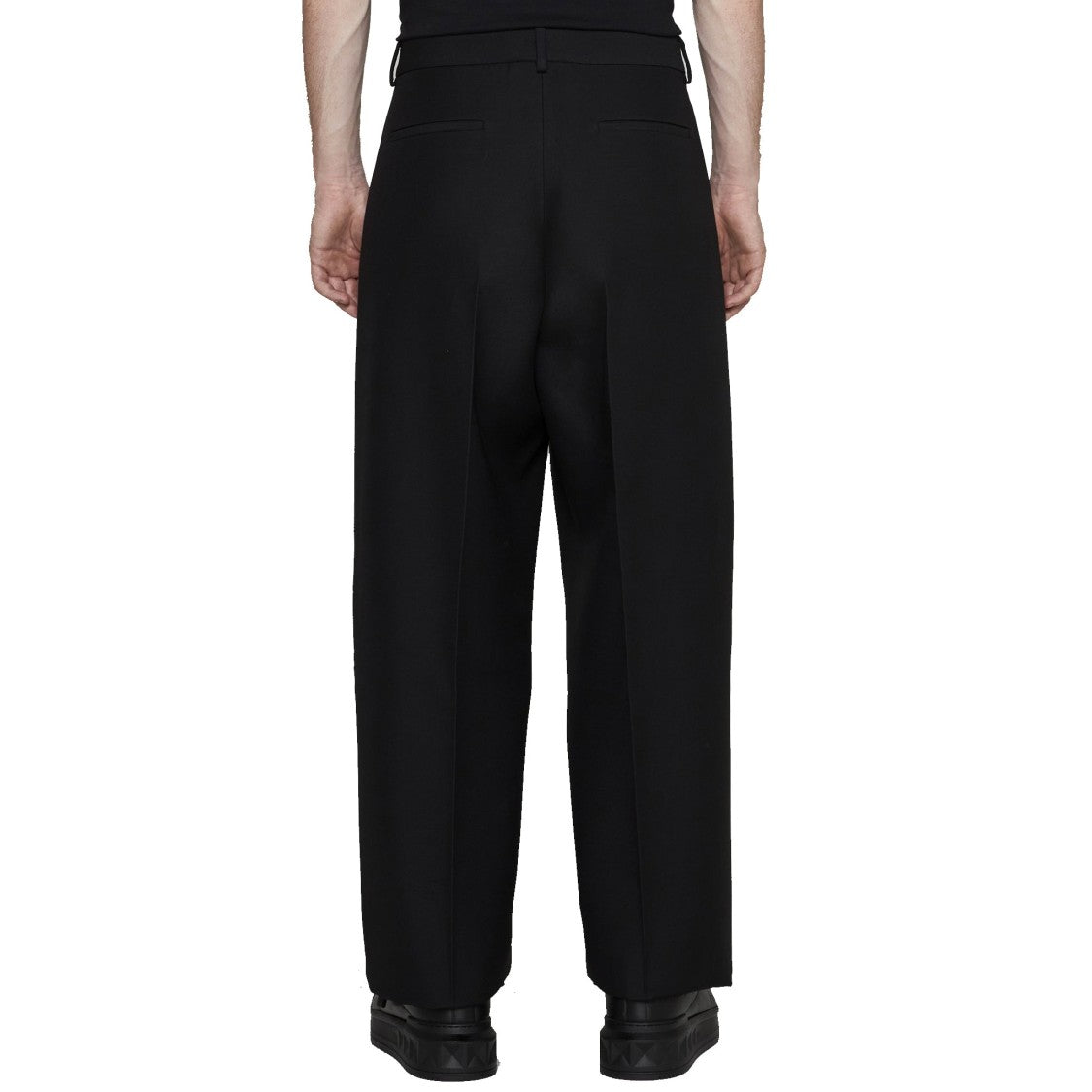 Valentino Wool And Silk Pants