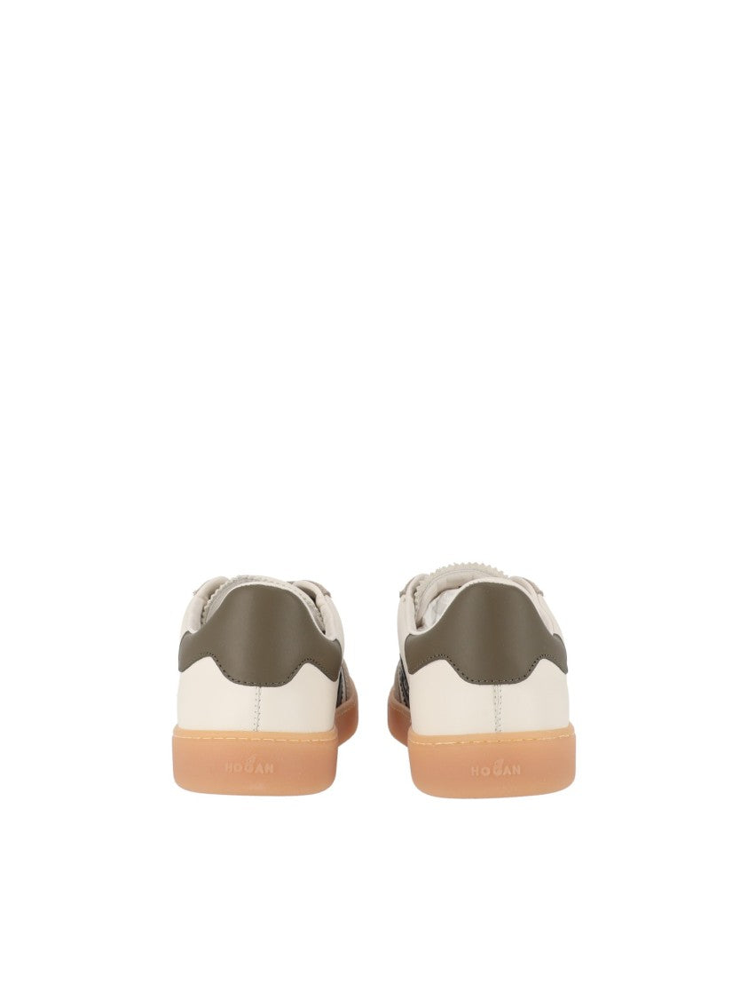 Hogan Cool Calfskin Suede Low-Top Sneakers