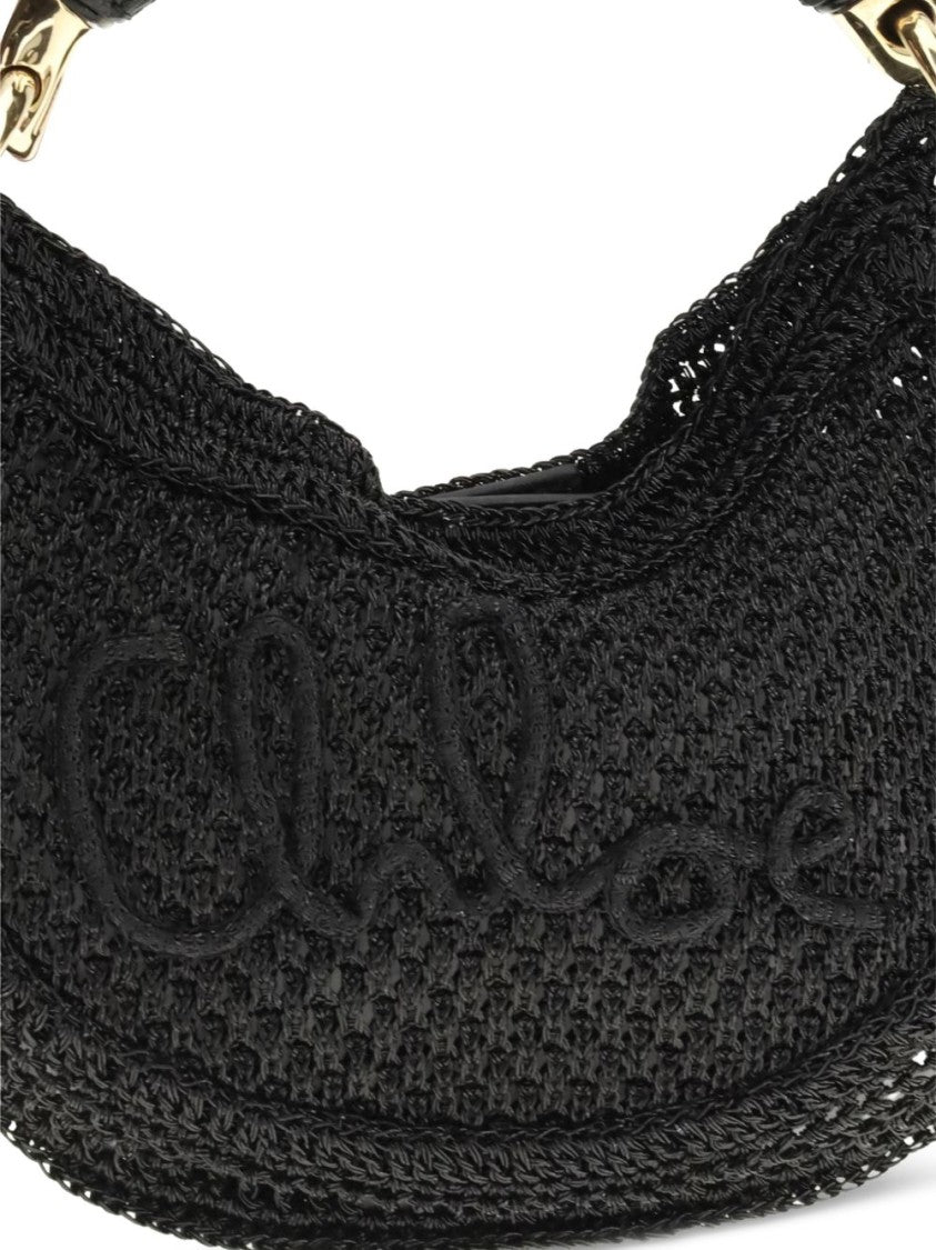 Chloé Crescent-Shaped Handbag With Textured Surface