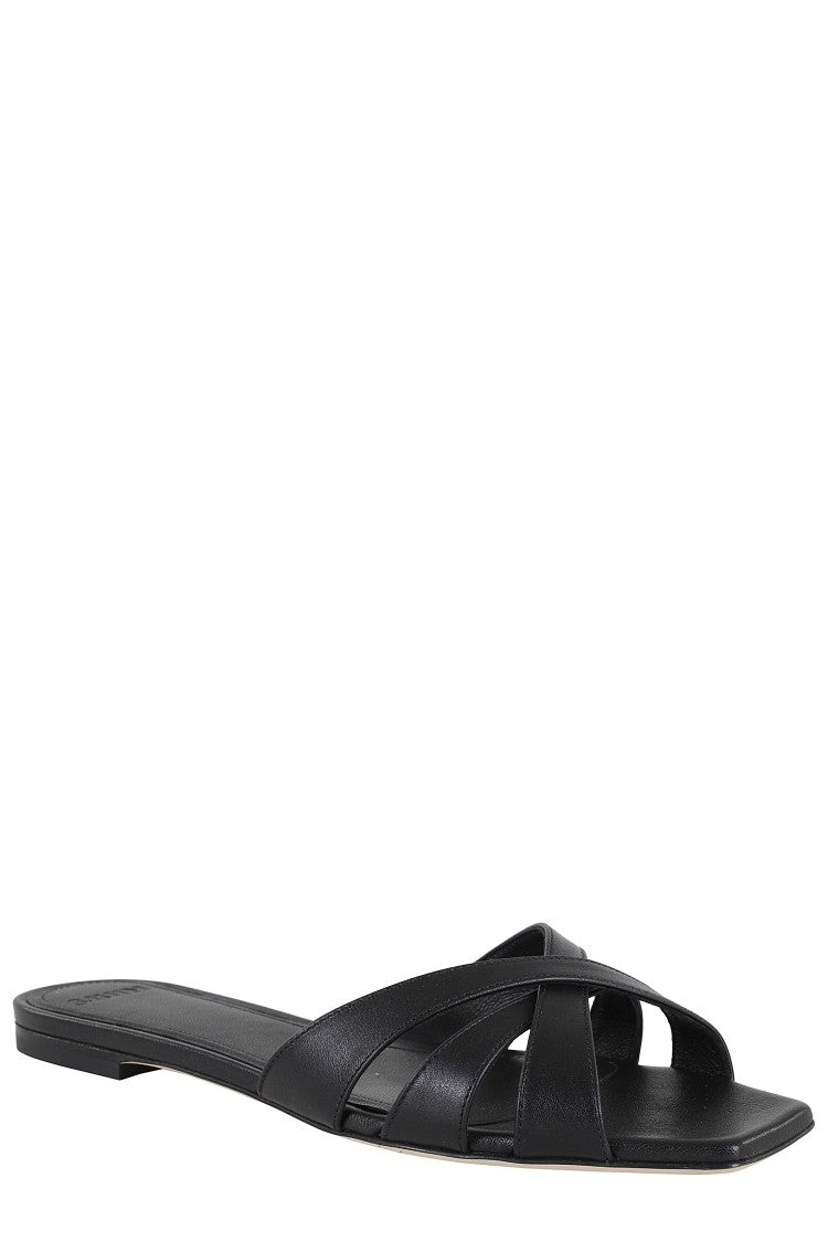 3Juin Nerea Woven Strap Calf Leather Sandals