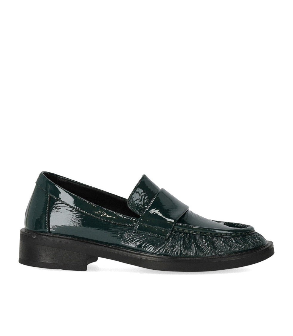 Strategia Green Patent Leather Loafer