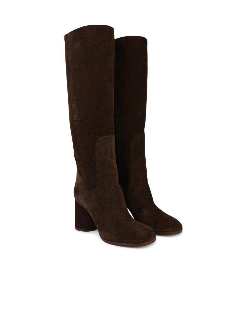 Casadei Cleo' Brown Suede Boots