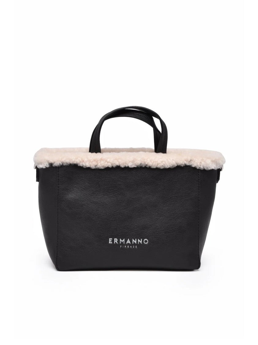 Ermanno Firenze Vanessa Double Handle Shoulder Bag With Versatile Carrying Options