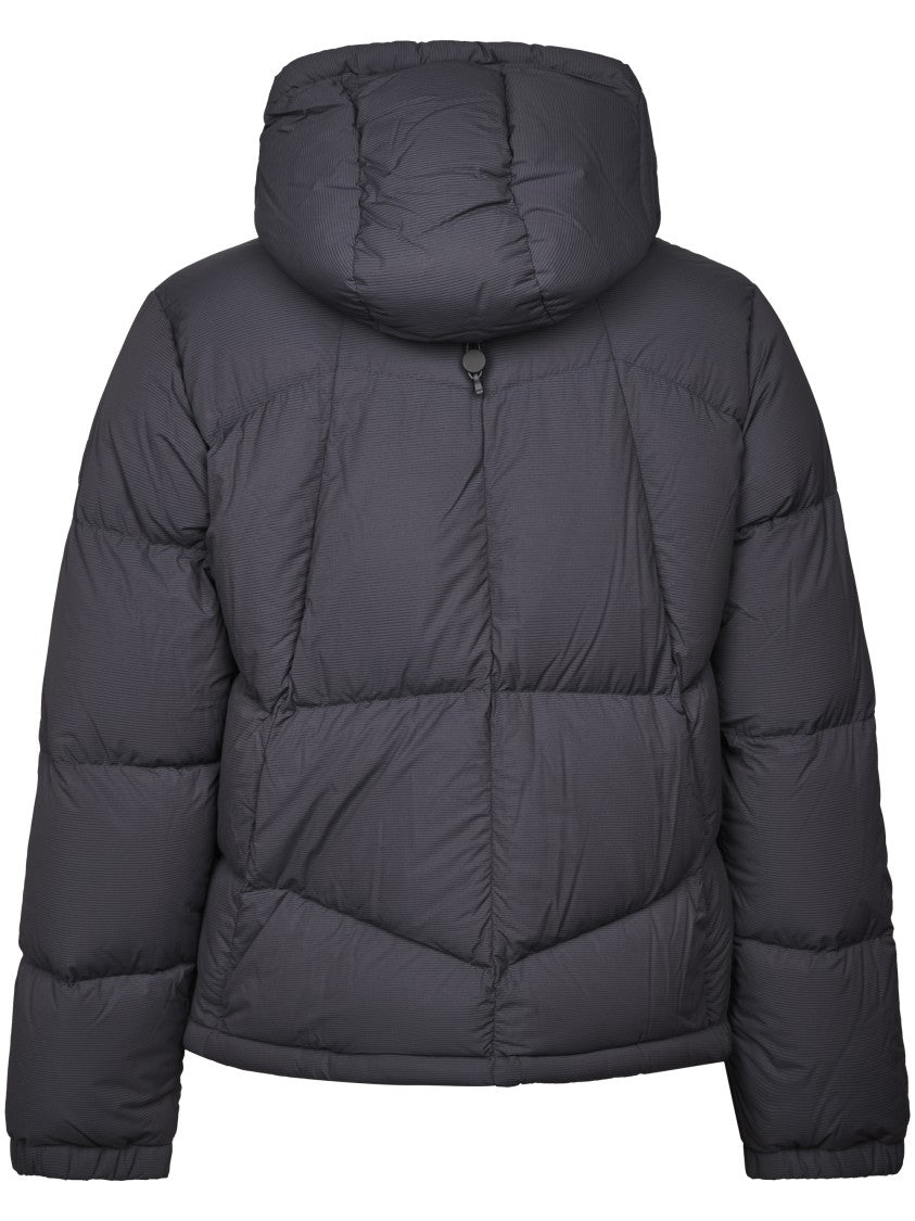 K-Way Quill Fancy Nylon Hooded Quilted Down Jacket