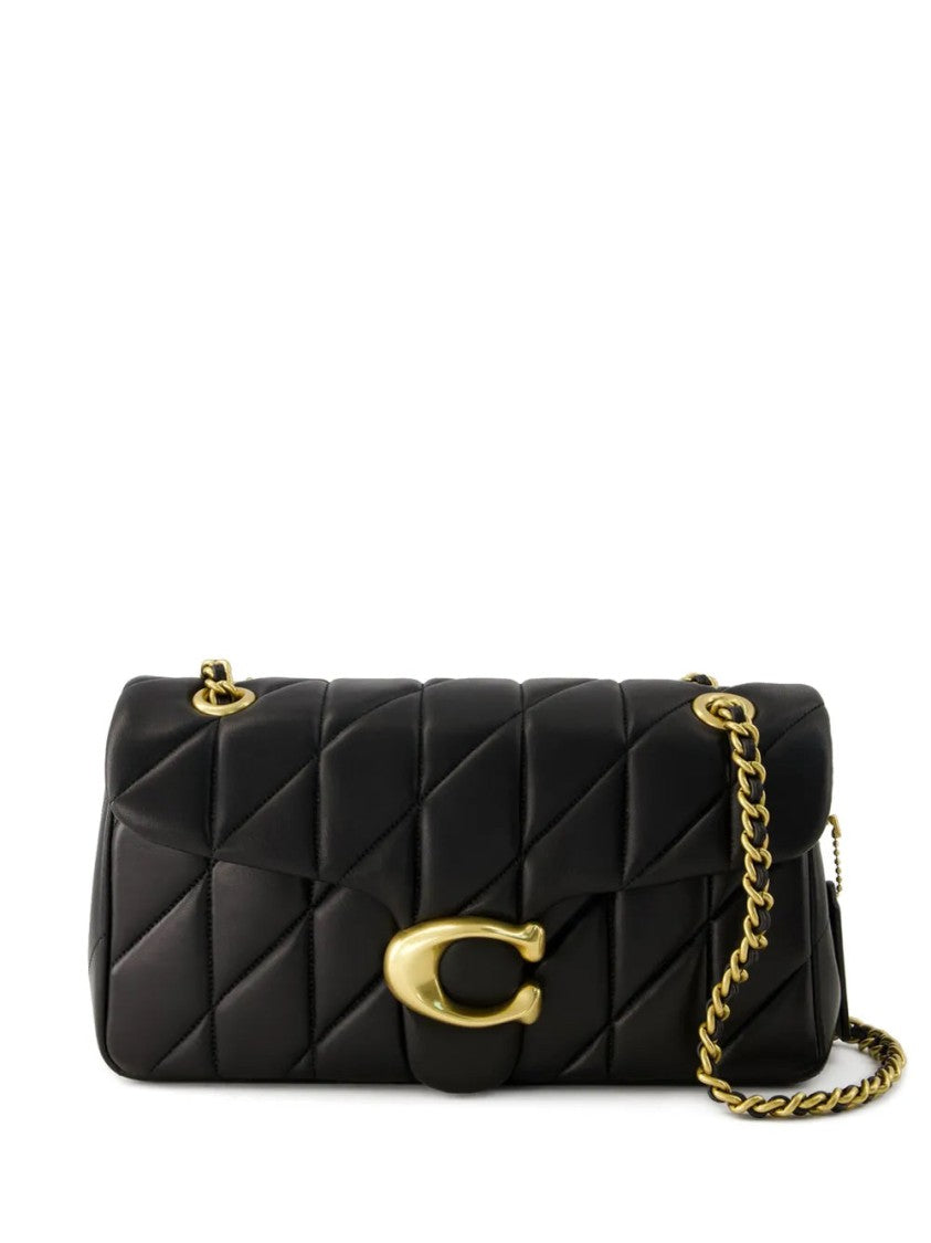 Coach Quilted Black Shoulder Bag