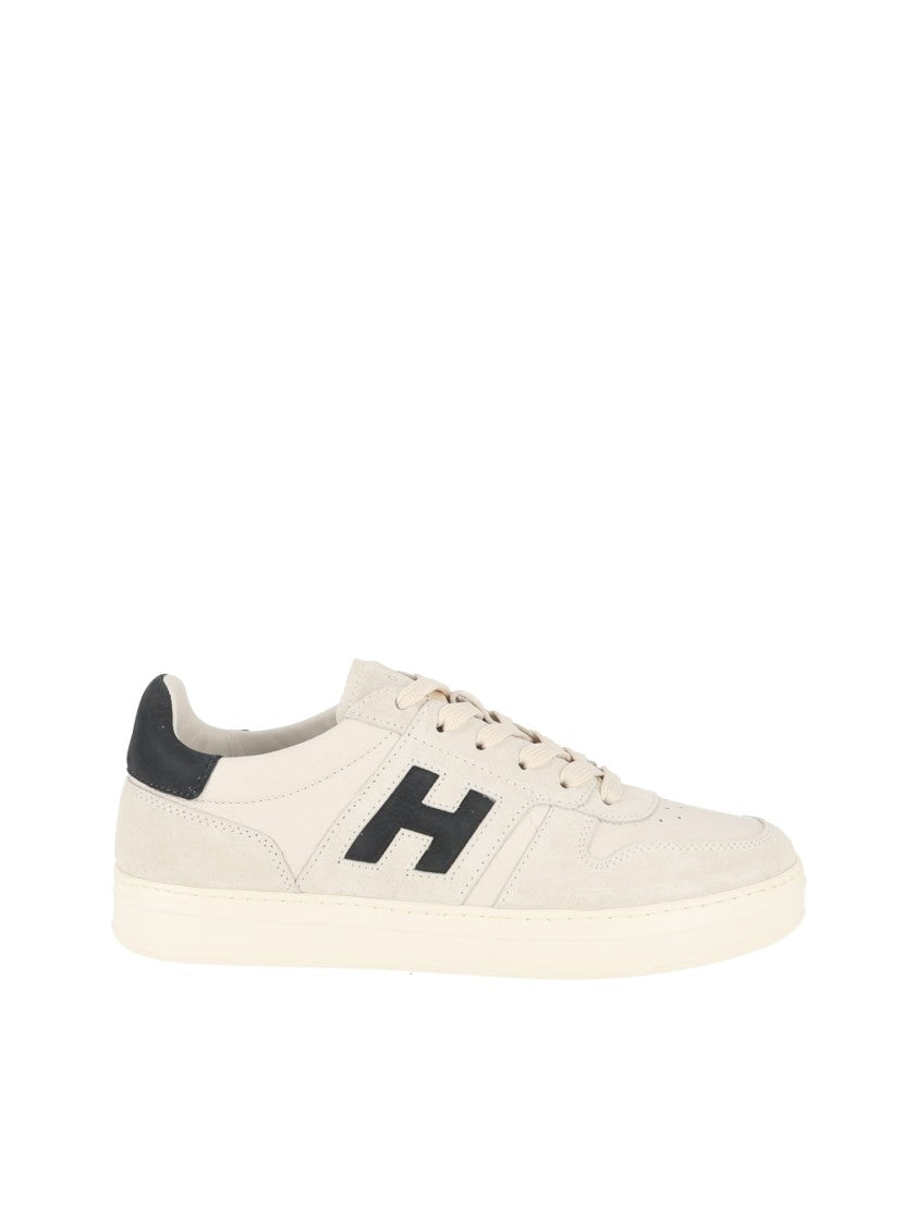 Hogan H668 Perforated Leather Low-Top Sneakers