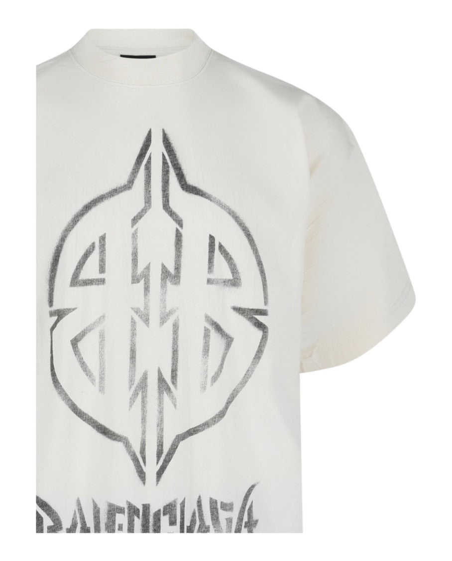 Balenciaga Metal Bb Stencil T-Shirt