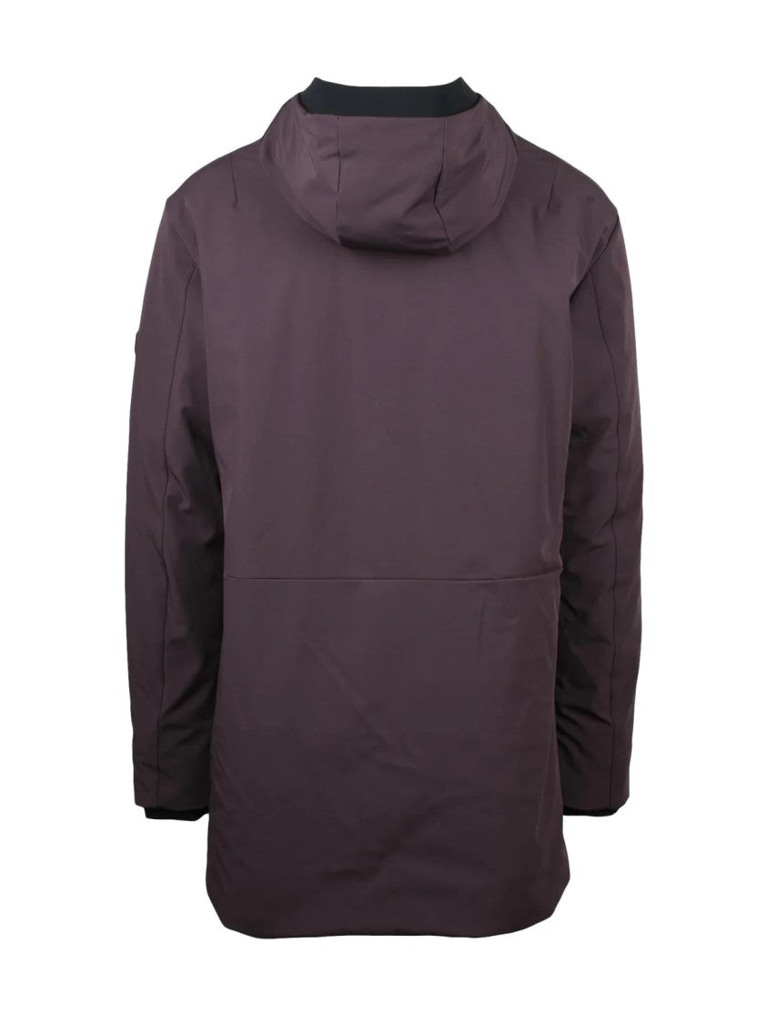 Peuterey Purple Lich Hooded Padded Coat