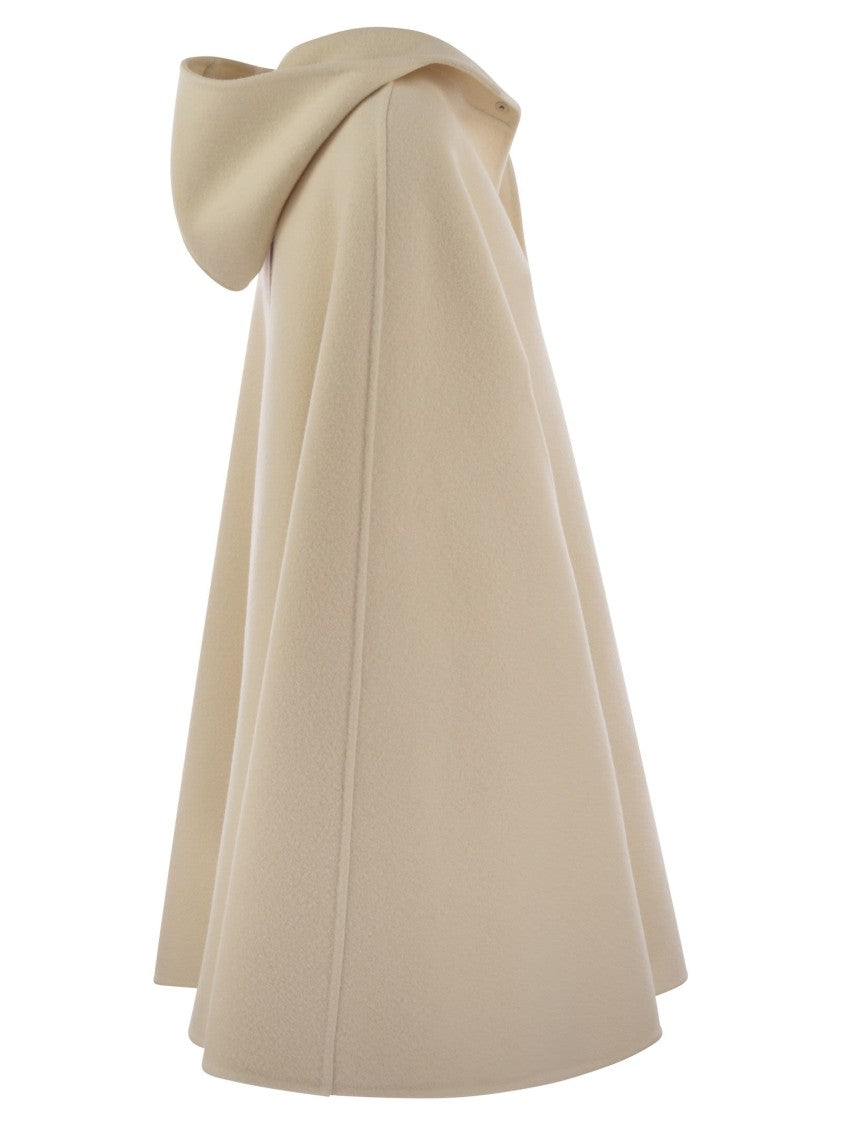 Fabiana Filippi Refined Virgin Wool Cape