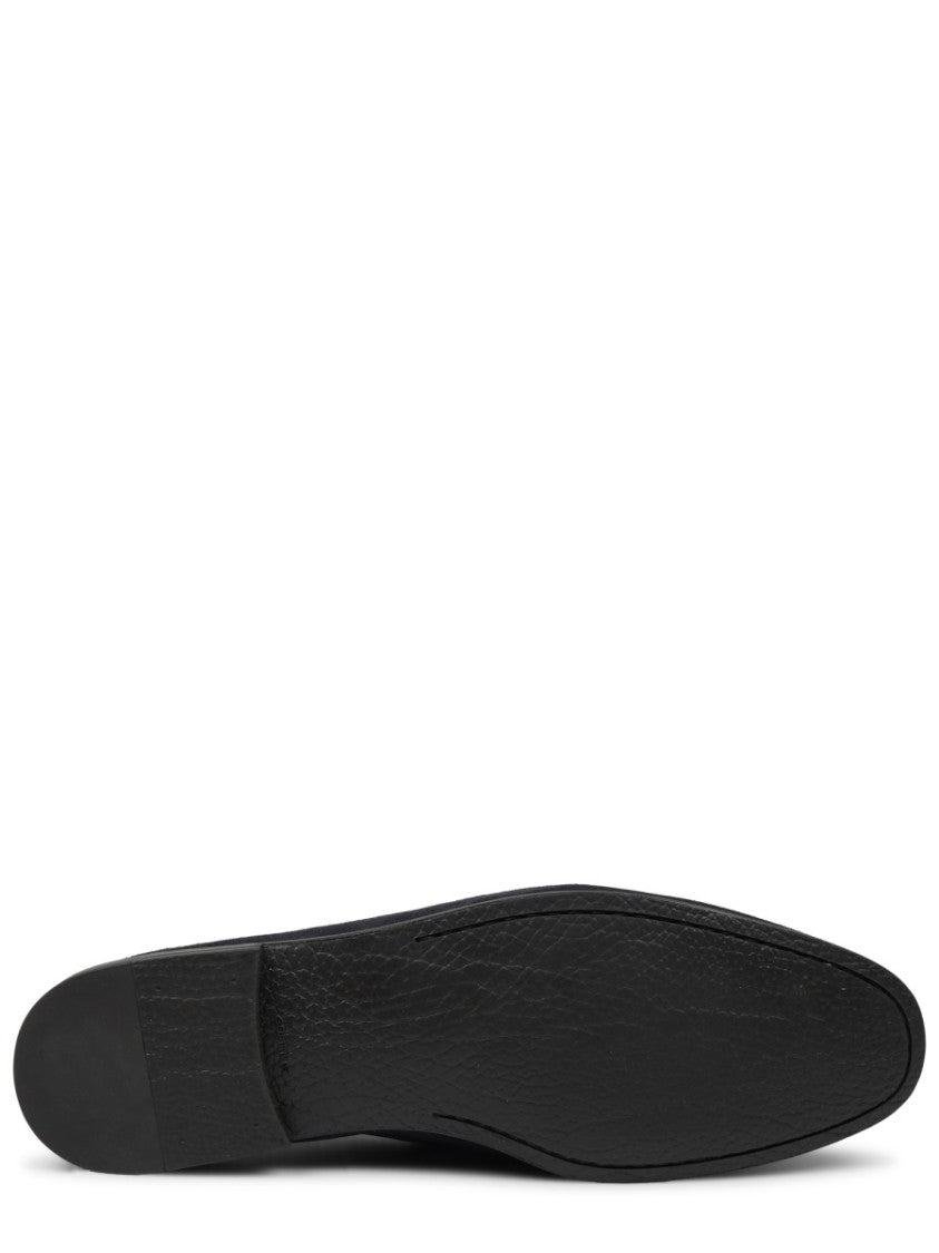 Mille885 Neutrals Suede Penny Loafer Moccasins