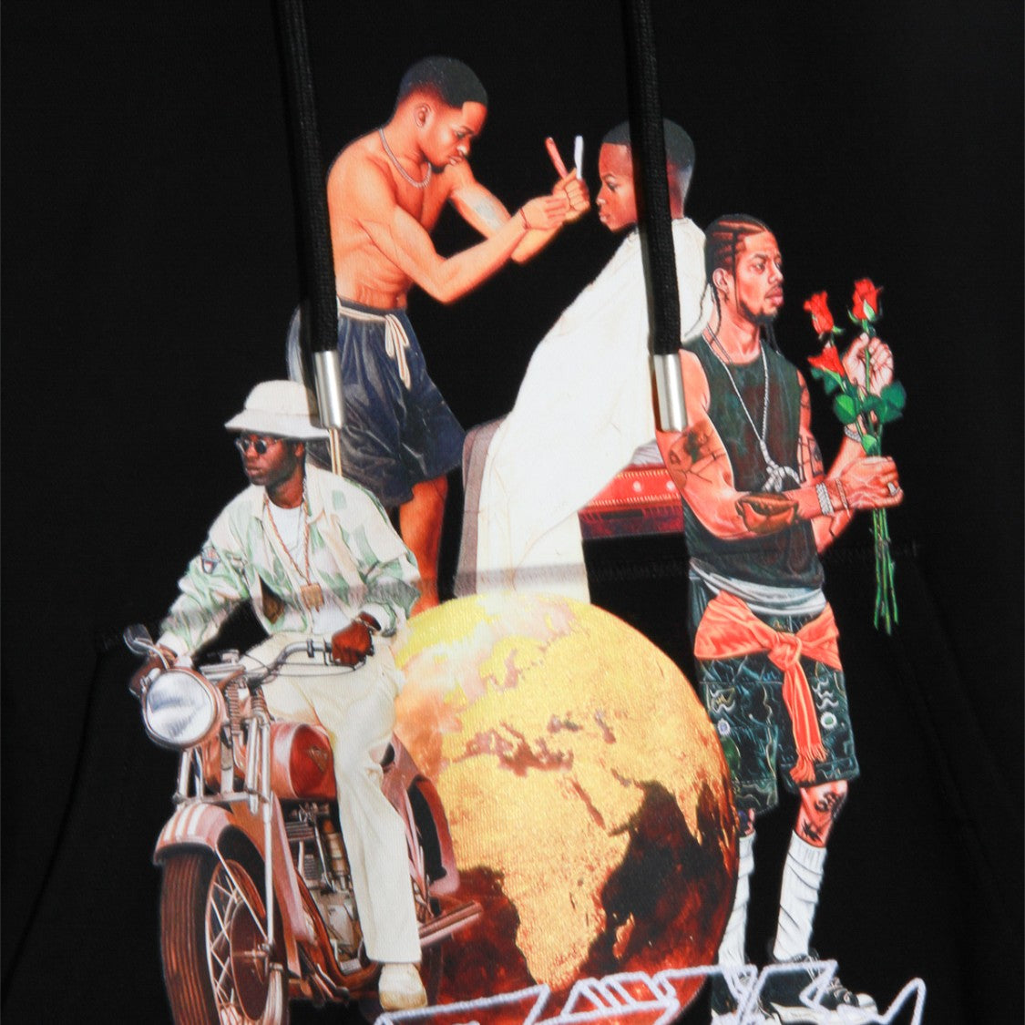 Off-White Black Cotton Sweatshirt