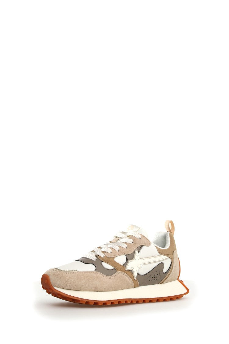 W6yz Suede And Technical Fabric Sneakers Star