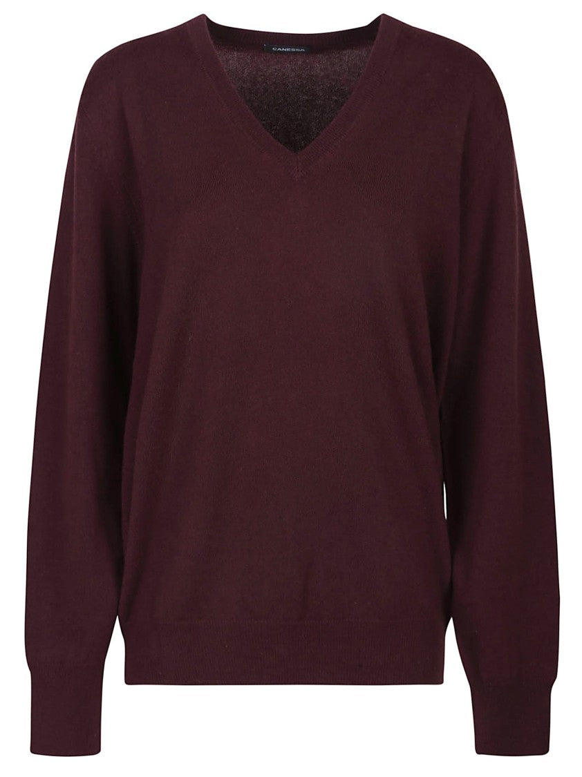 Canessa Cassiopeia V Neck Cashmere Sweater