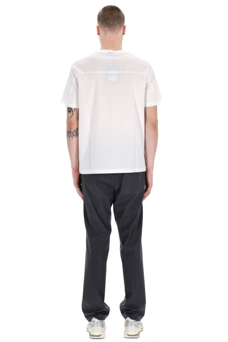 Herno Cotton T-Shirt With Thermo Taping