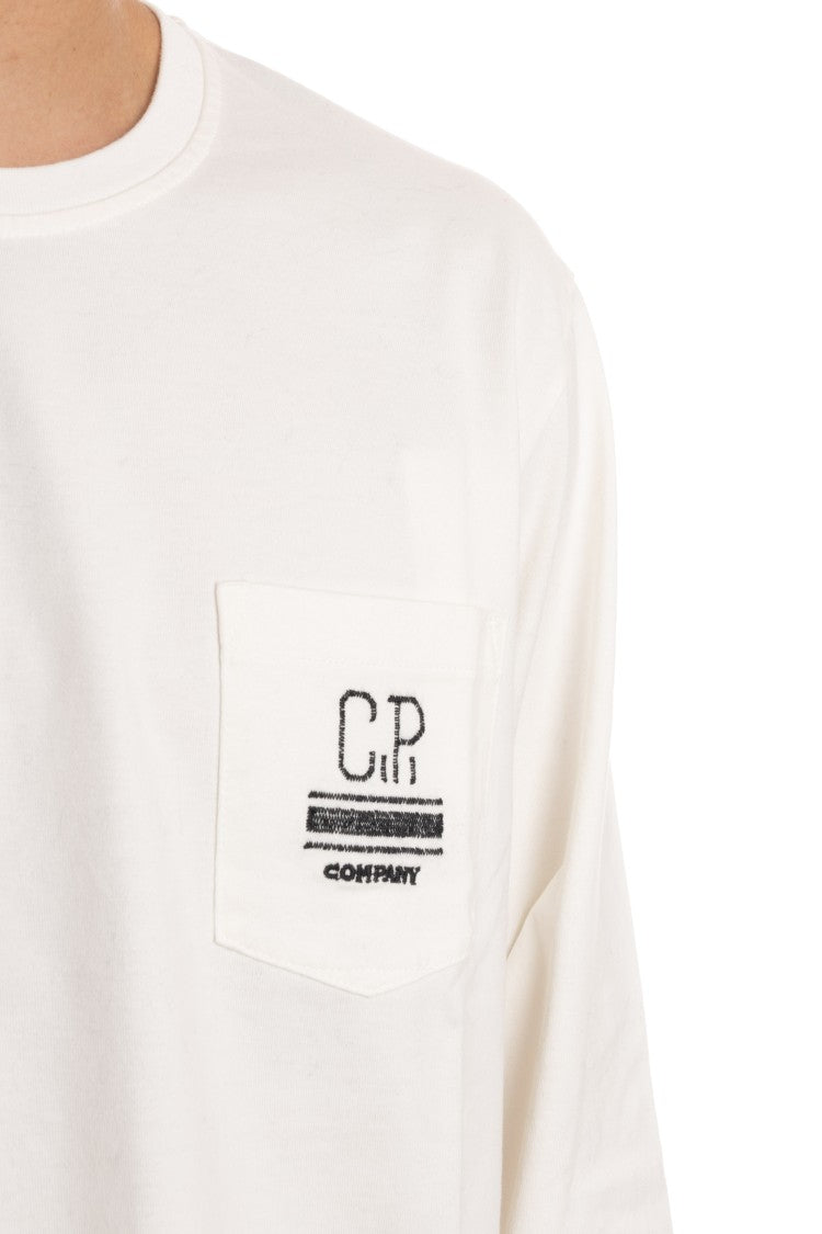 C.P. Company Cotton Long Sleeve T-Shirt With Pocket