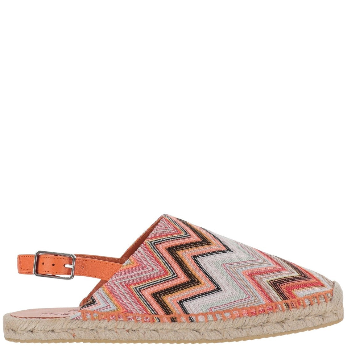 Missoni Geometric Pattern Slippers With Adjustable Heel Strap