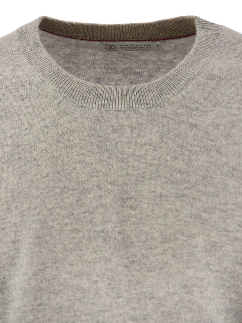 Brunello Cucinelli Pure Cashmere Crew-Neck Sweater