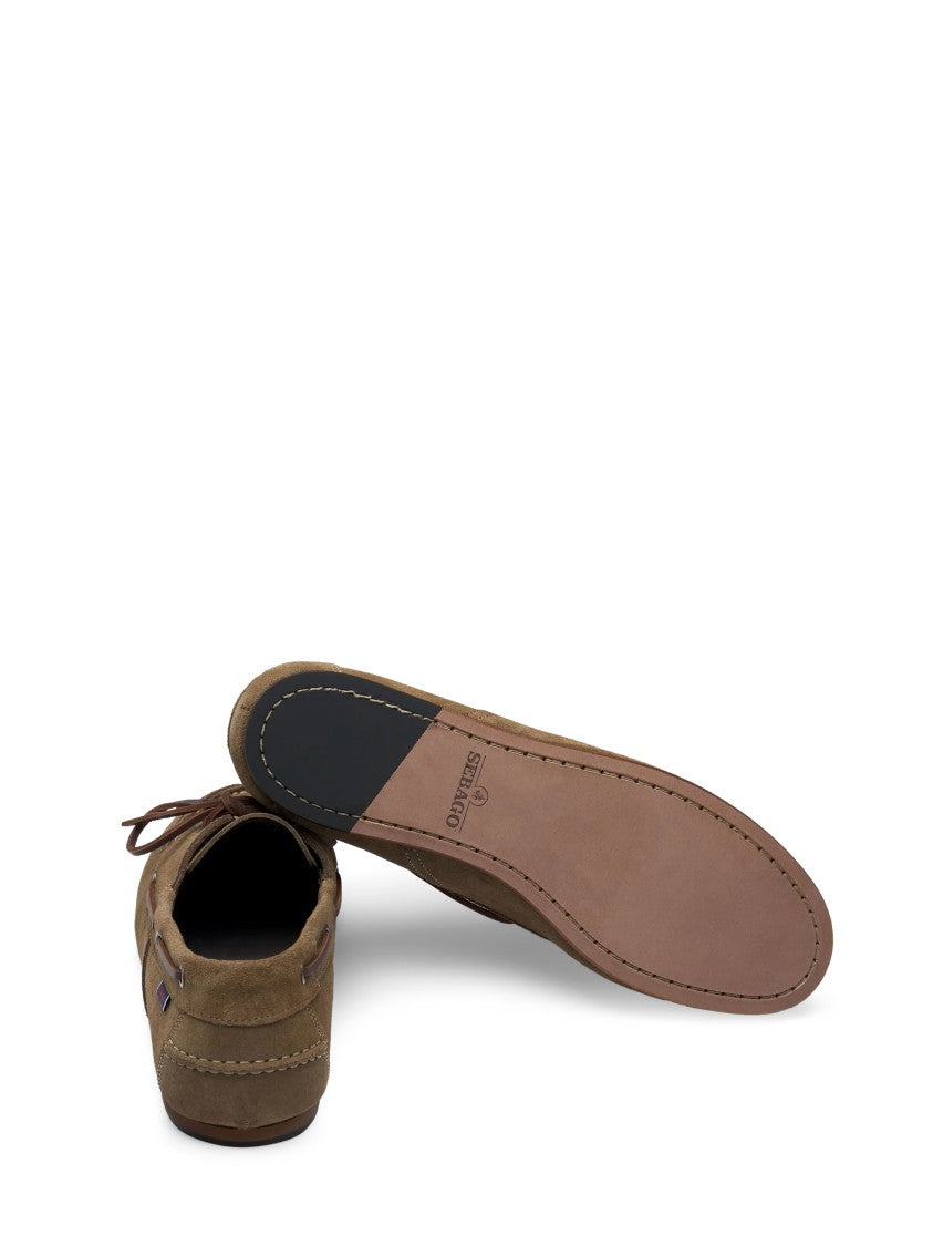 Sebago Moccasin-Style Flat Shoes With Suede Upper