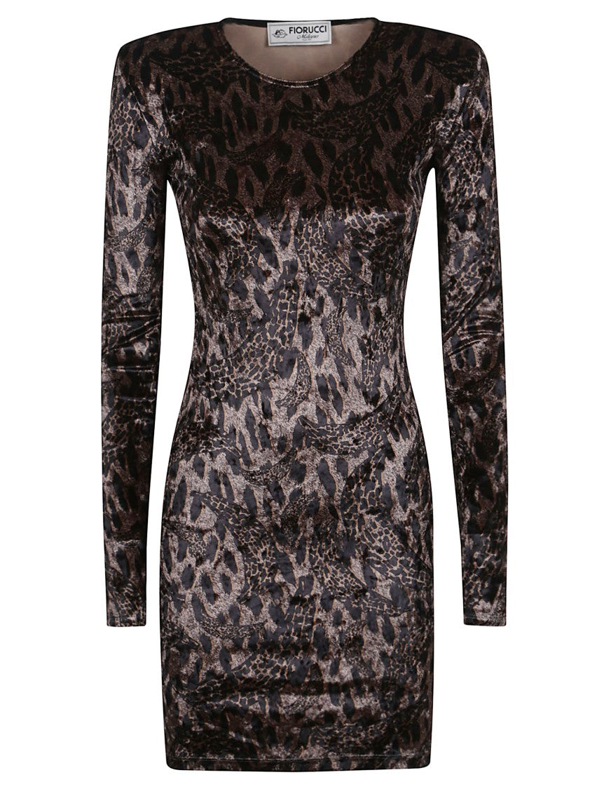 Fiorucci Fiorucci Mini Dress With Long Sleeves