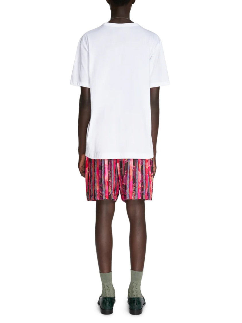 Dries Van Noten Plain White Short-Sleeve T-Shirt With Relaxed Fit