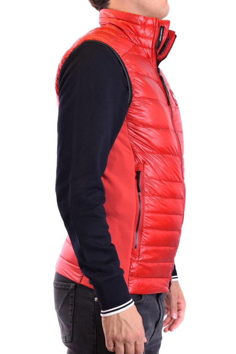 Canada Goose Red Nylon Quilted Down Jacket