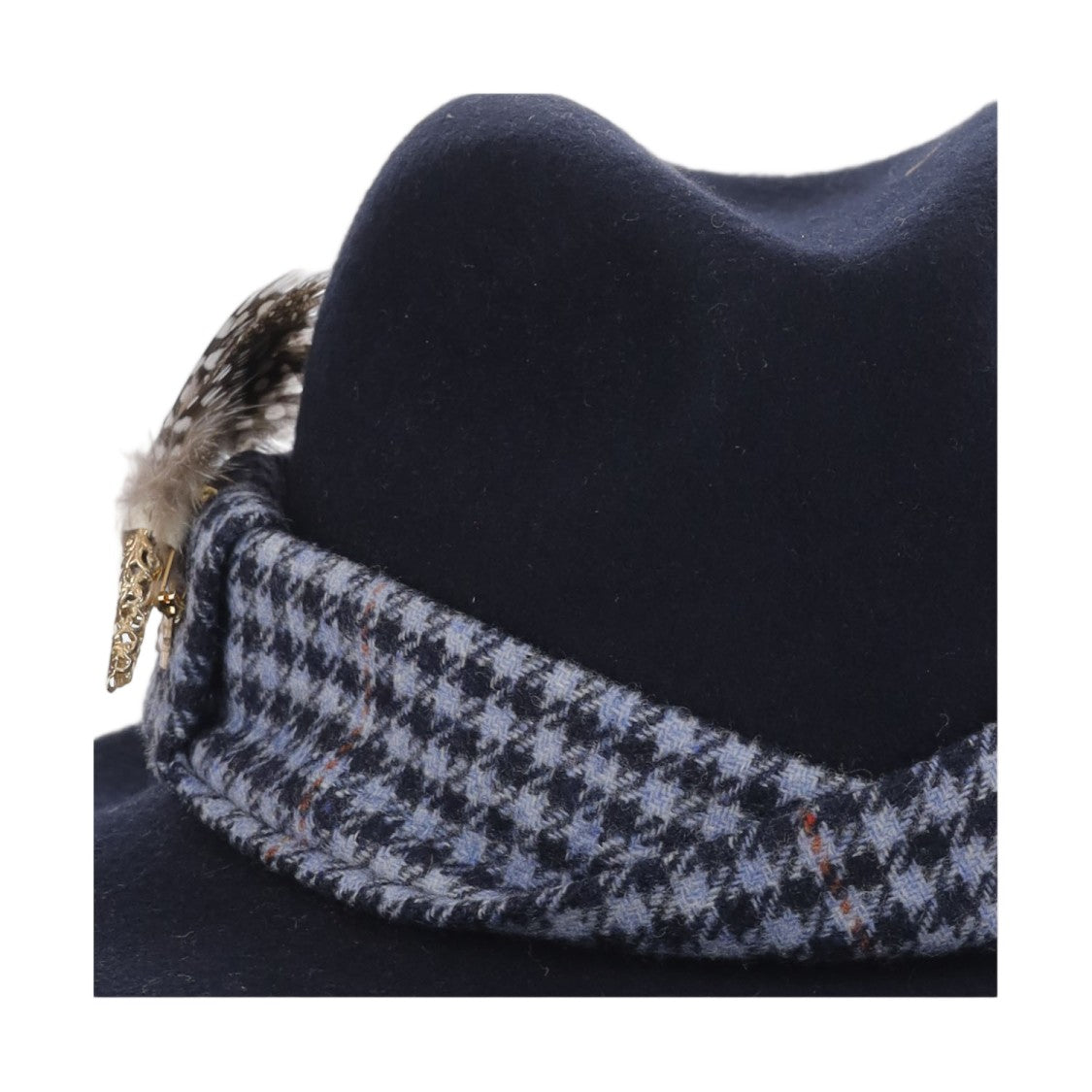 Alexia Alvarez De Toledo Multicolor Feather-Brooch Wool Felt Hat