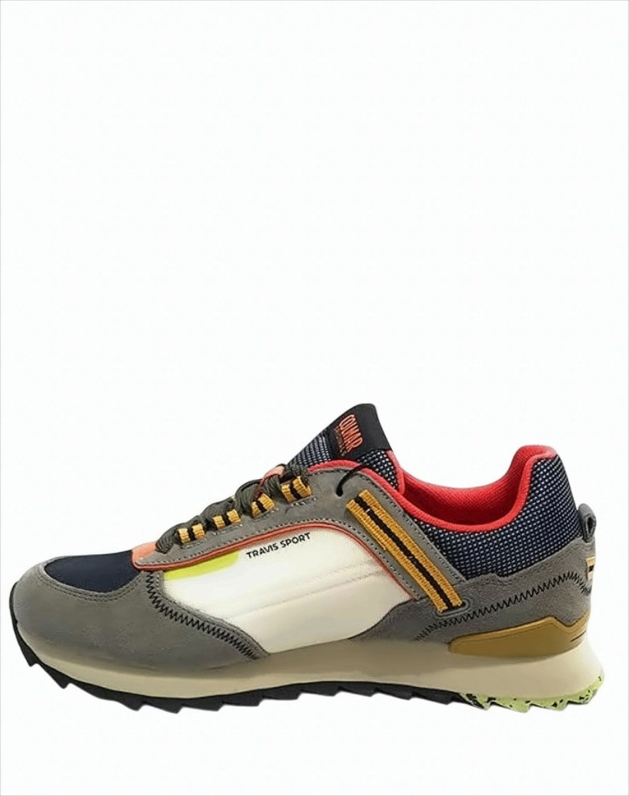 Colmar Originals Textured Nylon And Suede Sneakers