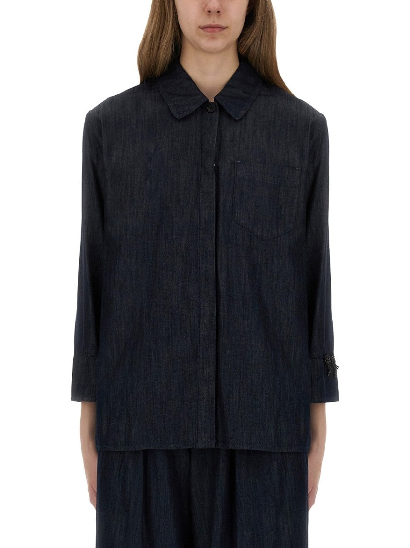 Max Mara Ellen Pocket Cotton Shirt