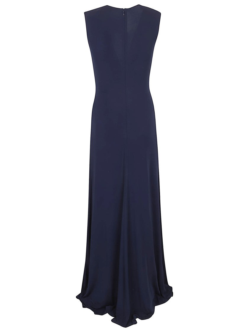 Polo Ralph Lauren Viscose Blend Elegant Dress