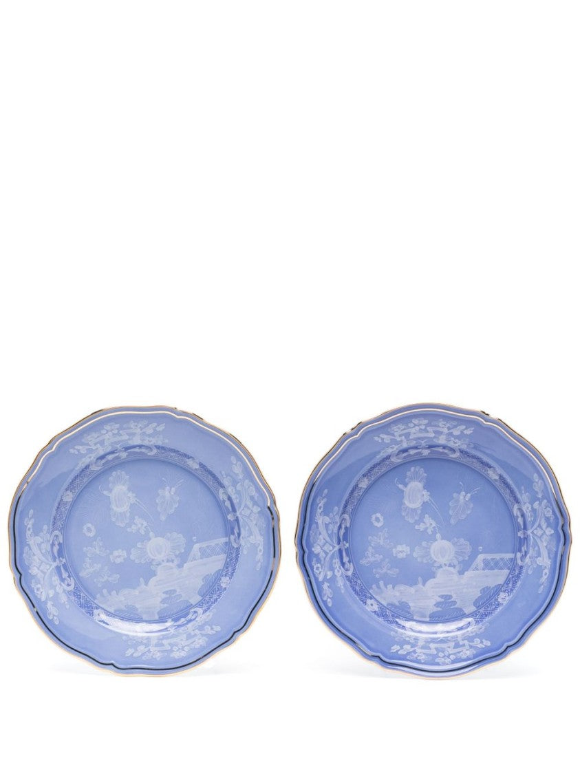 Ginori 1735 Floral Porcelain Plate Set