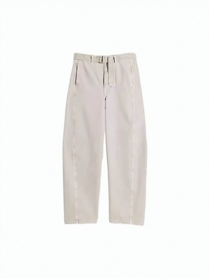 Lemaire Wide-Leg Pants With Unique Twisted Belt Detail