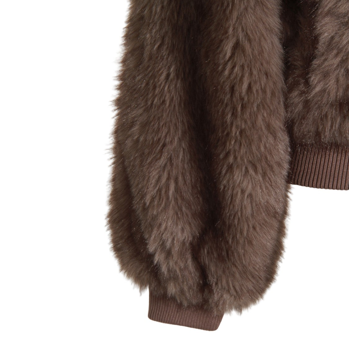 Lou Andrea Plush Faux Fur Hooded Jacket