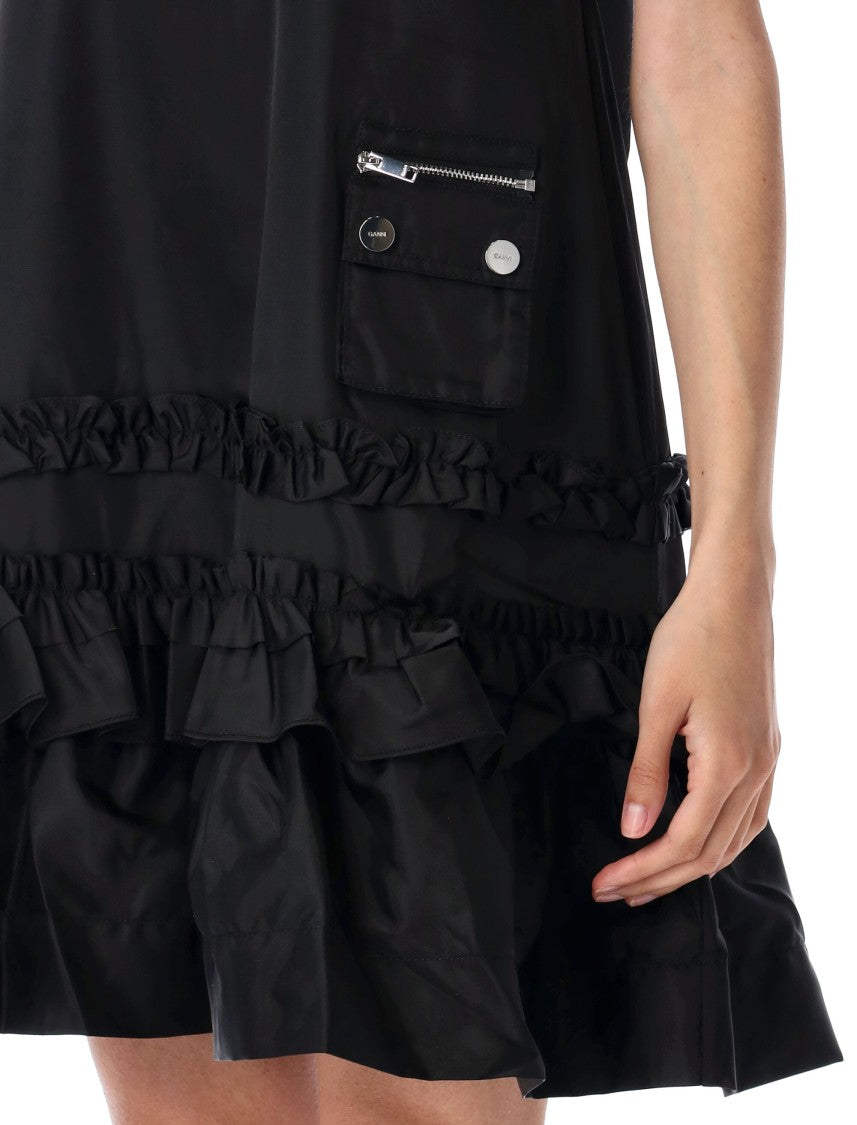 Ganni Duchesse Mini Dress