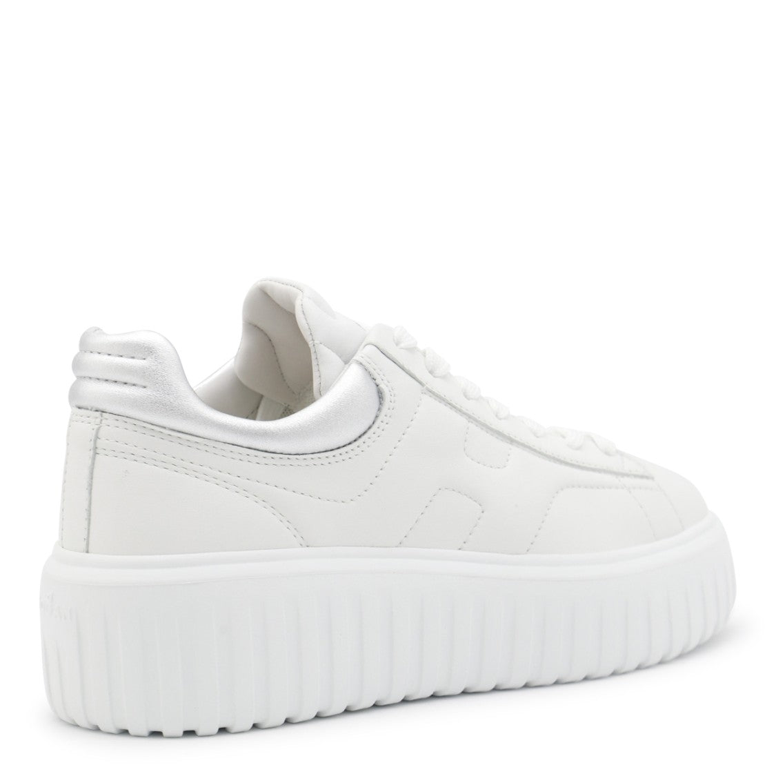 Hogan White Leather Sneakers