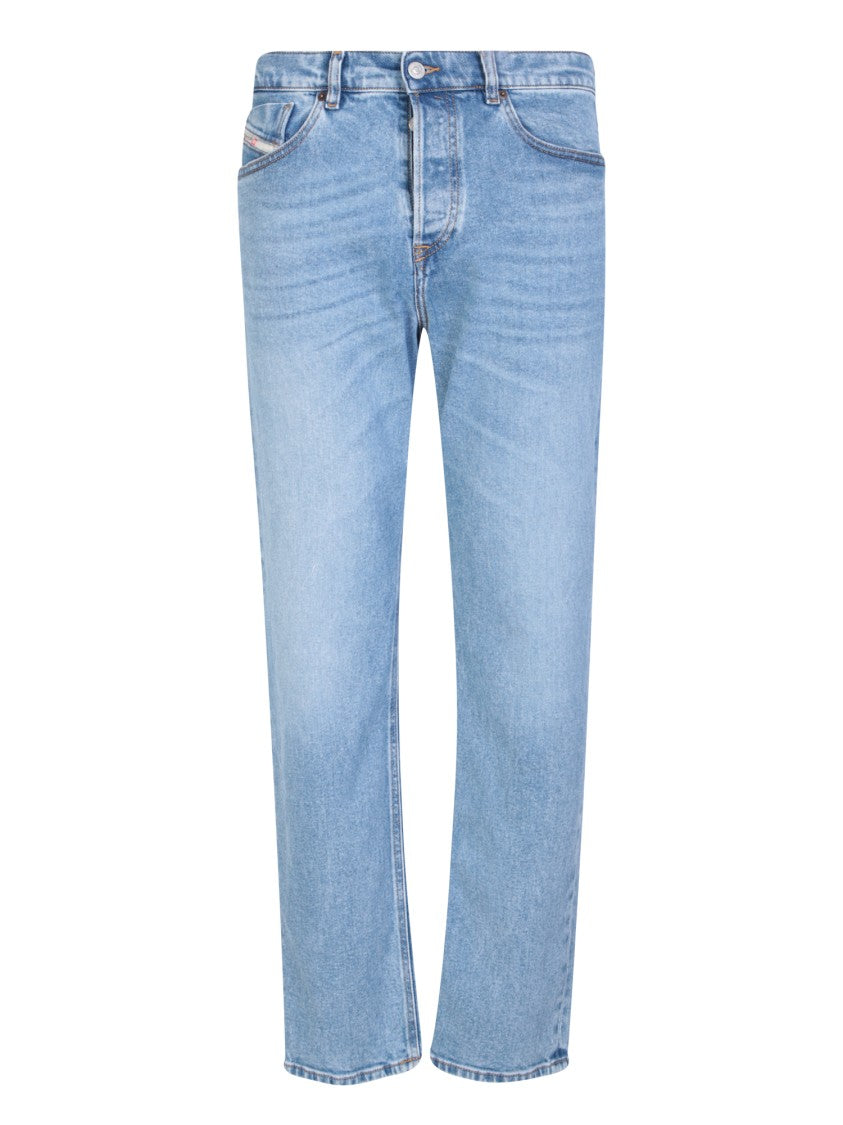 Diesel Blue Mid-Rise Jeans